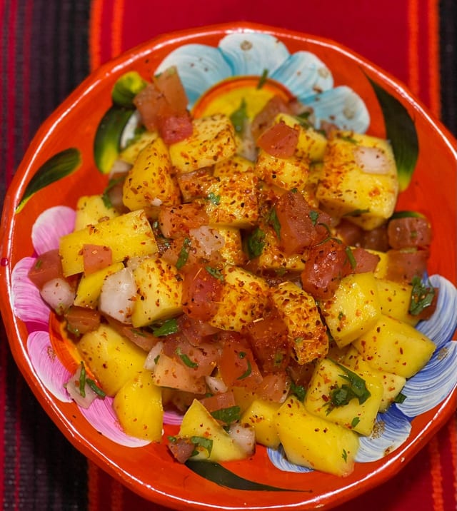 Mango Salsa & Chips.