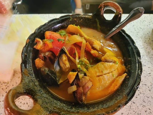 Sopa de Mariscos.
