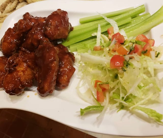 BBQ Chicken Wings.