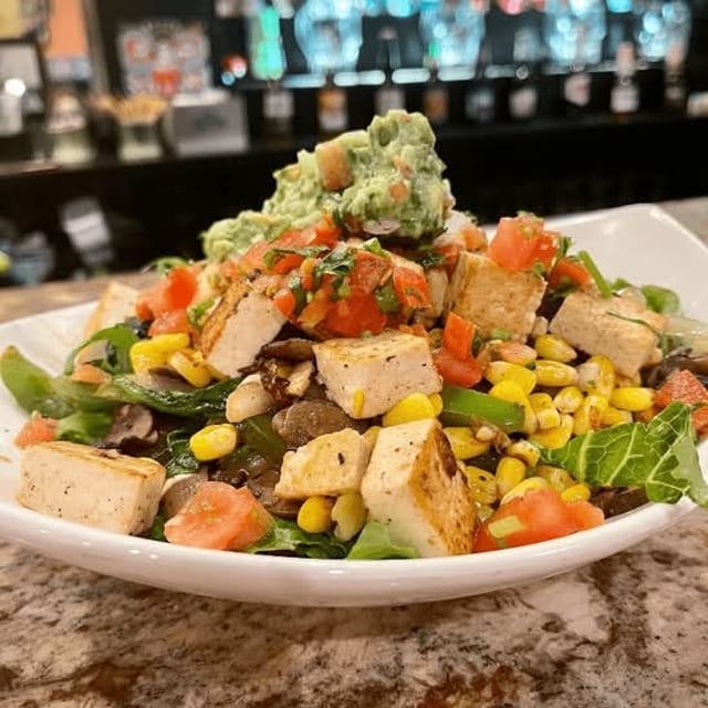 Vegan Guacamole Rice Bowl.